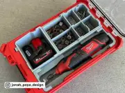Gray | Milwaukee PACKOUT™ Compact Organizer Insert for M12™ Rotary Tool