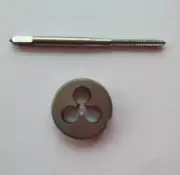 1set HSS LH M6 X 0.5mm left-hand Plug tap and die Thread Threading Tool