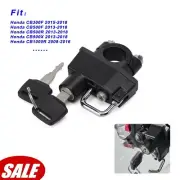 For Honda CB300F CB500F/R/X CB1000R CB1100A/EX/RS Grom 125 Handlebar Helmet Lock