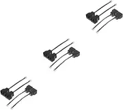 Abaodam 3sets Rj11 Splitter Adapter 4-core Phone Cable for Rj14 Telephone Line Splitter Detachable Design 2X Adapters Included 4pcs*3