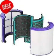 Glass HEPA + Carbon Filter for Dyson Pure Cool Hot + Cool TP04 TP05 TP07 HP04/05
