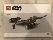 INSTRUCTION MANUAL ONLY from LEGO 75325 The Mandalorian's N-1 Starfighter, New!