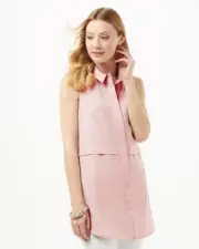 Phase Eight Maida Sleeveless Tunic Pink Size UK 8 LF7 EE 01