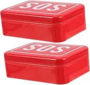HONMEET Multi-purpose Waterproof Medicine Tin: Compact Storage Container for Emergencies Outdoor Adventures and Travel