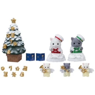 Calico Critters White Christmas Set Japan Official Store Only Sylvanian Families
