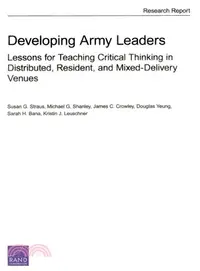 在飛比找三民網路書店優惠-Developing Army Leaders ― Less