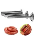 Filling Stainless Steel Sausage Stuffer Meat Grinder Stuffing Tubes Funnels