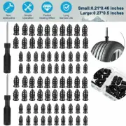 20-80 Tire Repair Screw In Rubber Plug Nail Car Tyre Puncture Repair Kit Offroad