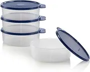 [Tupperware] Big Wonders 2 Cup Food Storage Bowl Set of 4 Containers with Lids, Dishwasher Safe and BPA Free (4 Containers, 4 Lids)
