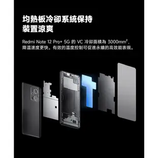 小米 紅米 Redmi Note 12 Pro+ 5G (8G/256G) 贈直立式行動電源 智慧型手機 現貨 廠商直送