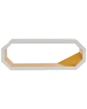 Global Views Facet Console-Gold Leaf