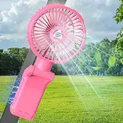 Golf Cart Fan Magnetic Outdoor Camping Fans,10430mAh Battery Operated Portable Rechargeable Clip on Fan with Strap,4 Speeds,180° Rotation USB Cooling Fans Compatible with EZGO Club Car Yamaha