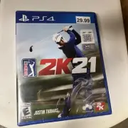 PGA Tour 2K21 - Sony PlayStation 4 - Brand New Factory Sealed! Mint Condition!