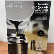 PRIMULA BARISTA LIFE COFFEE BREW AND GO SET, 6-cup, 12 Oz Thermal Tumbler