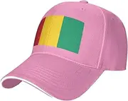 [SSIULUS] Flag of Guinea Casquette Cap Hats,Trucker,Baseball Cap with Snapback,Perfect for Summer,Golf