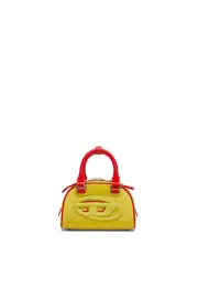 [Diesel] Diesel - 1DR Dome-Colour-block mini bowling bag - Shoulder Bags - Woman - Yellow UNI Yellow