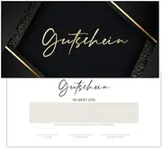Vouchers Set of 25 as Blank Templates for Filling in for Nail Studio, Hairdresser, Massage, Cosmetic Studio, Gift Voucher Restaurant, Gastro Voucher Templates
