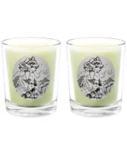 Qualitas Candles Amber Patchouli Two Scented Beeswax Candle Set