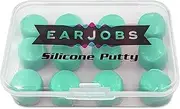 Earjobs? Silicone Putty Ear Plugs Value Pack (6 pairs w/Carry Case), Aus Best Earplug for Sleeping, Snoring, Swimming