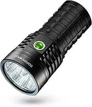 Sofirn Q8 Plus Super Bright Torch max 16000 Lumens, Rechargeable Powerful Flashlight with High Powered 6* LED, Anduril 2 UI, Ultra-Long Runtime for Camping, Searching, Survival, Emergency