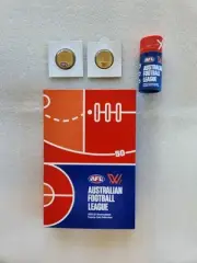 2023 AFL $1 Coin Set Folder Sealed Tube of 20 $1 AFLW Coins