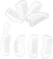 KOCKSHION 8-Piece Comb Resin Molds Silicone DIY Molding Non-Toxic Flexible Easy to Clean for DIY