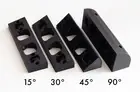 Premium Angle Mount Wedges for Eufy E340 – 15°, 30°, 45°, 90° – Black/White