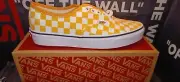 Vans Authentic Checkerboard Golden Nugget True White Sneakers VN0A348A3XV