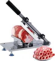 Frozen Meat Slicer - Electric, Manual, Washable - Ergonomic Foam Handle, Detachable - Heavy Duty Food Grade Slicing Machine