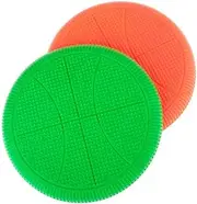 2X Flyer Dog Toy 23 * 23 * 2.4cm Flying Frisbee Sports Disc Ring Outdoor Toys Best Pet Fetch Training Pet Interactive Toys