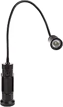 Stalwart Magnetic Lamp, CREE LED Work Light with 550 Lumen, Two Magnet Bases and Flexible Gooseneck for Desks, Reading and Workbench (Black)