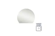 Thermogroup Ablaze Hamilton Mirror D Shape (Hangers) 900x750mm HD9075HN