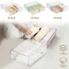 Underwear Organizers Stackable Underwear Storage Box Clear Dust-Proof QAexj