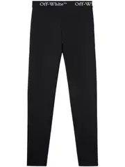 [Off White] Off White-Leggings Con Banda Logo-Donna S