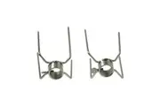 Stainless Steel Large 4 Prong Forks (Set of 2) for rotisserie BBQ whole Chicken or Leg of Lamb suit 22mm Round Skewer