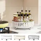 360° Rotation Spice Rack Organizer Cabinet Seasoning Holder Kitchen Storage Tray