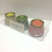 Scented Soy Candle Gift Set Ginger Citron Ivy Rose Wildberry Poppy Opalhouse