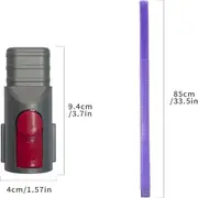 Dryer Vent Cleaner Kit and Crevice Tool for V7 V10 V11 V12 V15 Vacuum Attachment Hose+Crevice Tool+Trigger Lock