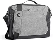STM Myth Fleece-Lined Brief Case with Removable Strap for 15-Inch Laptop - Granite Black (stm-117-185P-01)
