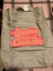 Benefit~Denim Laughter Tote Bag~Laughter is the Best Cosmetic~Brand New