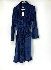 Rongtai NWT women’s plush robe Size Medium Blue