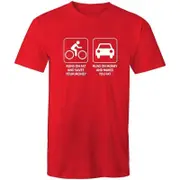 Men's Bike Vs Car T-shirt