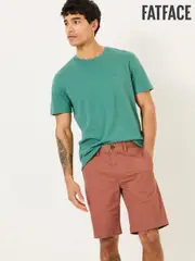 FatFace Mawes Rust Brown Chino Shorts (E80236) | $102