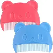 ERINGOGO 2pcs Comb Cute Hair Combs Boy Comb Grooming Kit Combs for Hair Comb Fine Hair Combs Newborn Comb Cradle Cap Comb for Babies Bassinets Plastic