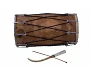 Professional Punjabi Bhangra Dhol Mango wood with Free Bag