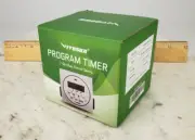 Vevosun 7 Day Program 115v Dual Outlet Digital Timer Grow Lights Hydropoinics