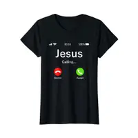 在飛比找蝦皮購物優惠-好的文創----calling Jesus黑色福音T恤