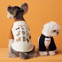 在飛比找ETMall東森購物網優惠-春夏狗狗衣服繡花T恤寵物馬爾濟斯約克夏泰迪雪納瑞比熊博美柴犬