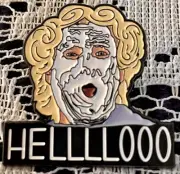 Mrs Doubtfire - “Hellllooo” Face Mask - Enamel Pin