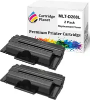 2-Pack Compatible Toner Cartridge for Samsung MLT-D208L MLTD208L SU989A (10,000 Pages) for Samsung SCX5635FN SCX5835FN